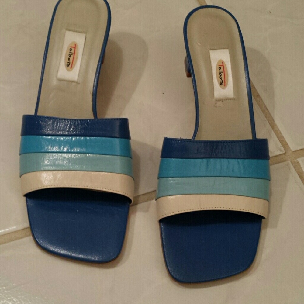 TALBOT Shoes Blue Variations Size 8 Medium - Picture 1 of 6